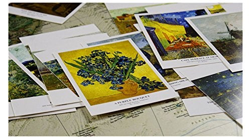 Light up in the Dark Van Gogh Postcards. 30 Various Van Gogh Artworks, 4x6 Inch - Image 3