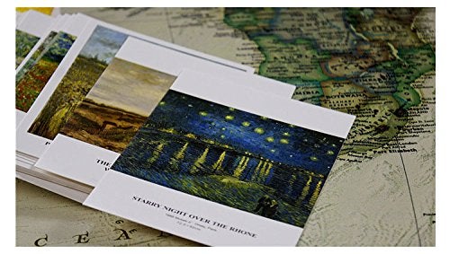 Light up in the Dark Van Gogh Postcards. 30 Various Van Gogh Artworks, 4x6 Inch - Image 5