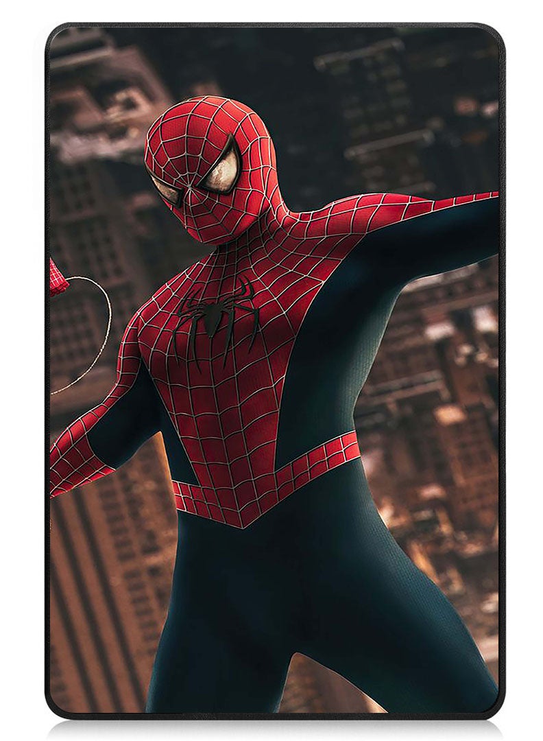 Theodor Protective Flip Case For Lenovo Tab M8 (4th Gen) - 2023 With Trifold Stand Auto Wake Sleep Shockproof Cover Spiderman - Image 1