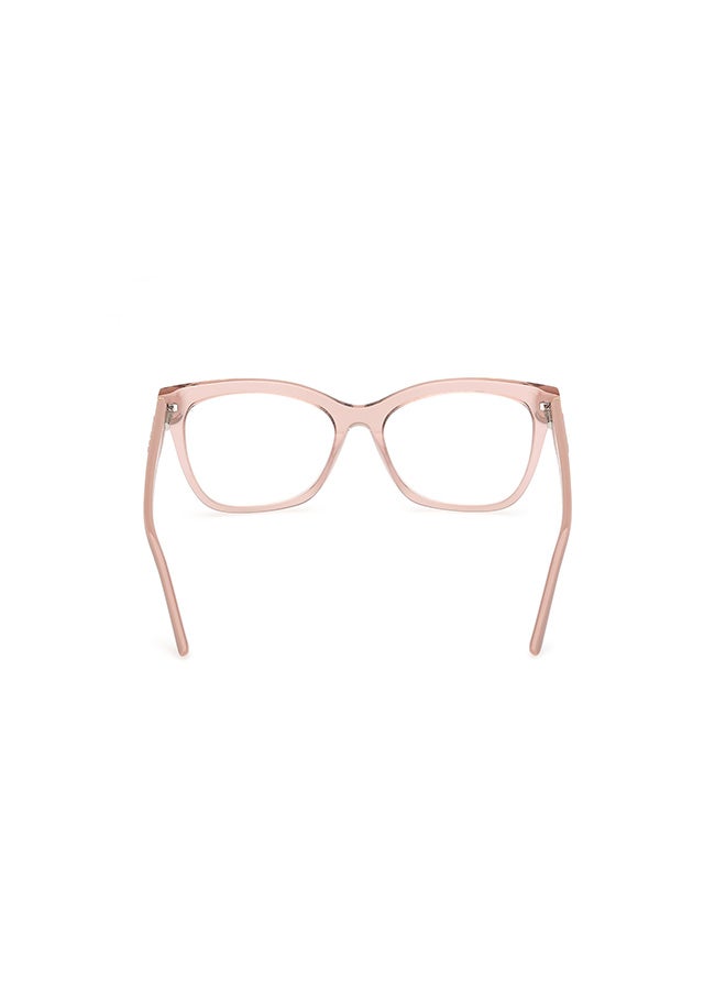 GUESS Women's's Square Eyeglass Frames Shiny Beige GUESS GU5017205753 53 mm - Image 4