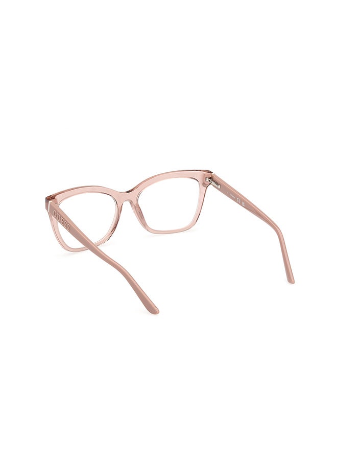 GUESS Women's's Square Eyeglass Frames Shiny Beige GUESS GU5017205753 53 mm - Image 3