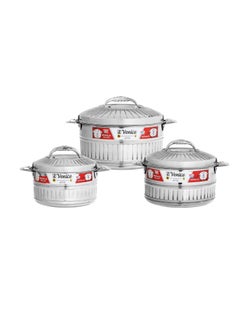 Venice Stainless steel food saver set consisting of 3 pieces 1 liter 2 liter 3 liter  - Image 1