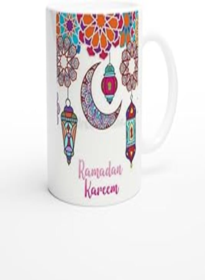 Creative Printed Mug Ramadan With Special Design -9 (white mug) 