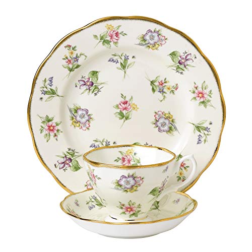 Royal Albert 100 Years 1920 3-Piece Set (Teacup, Saucer & Plate 8") - Image 1