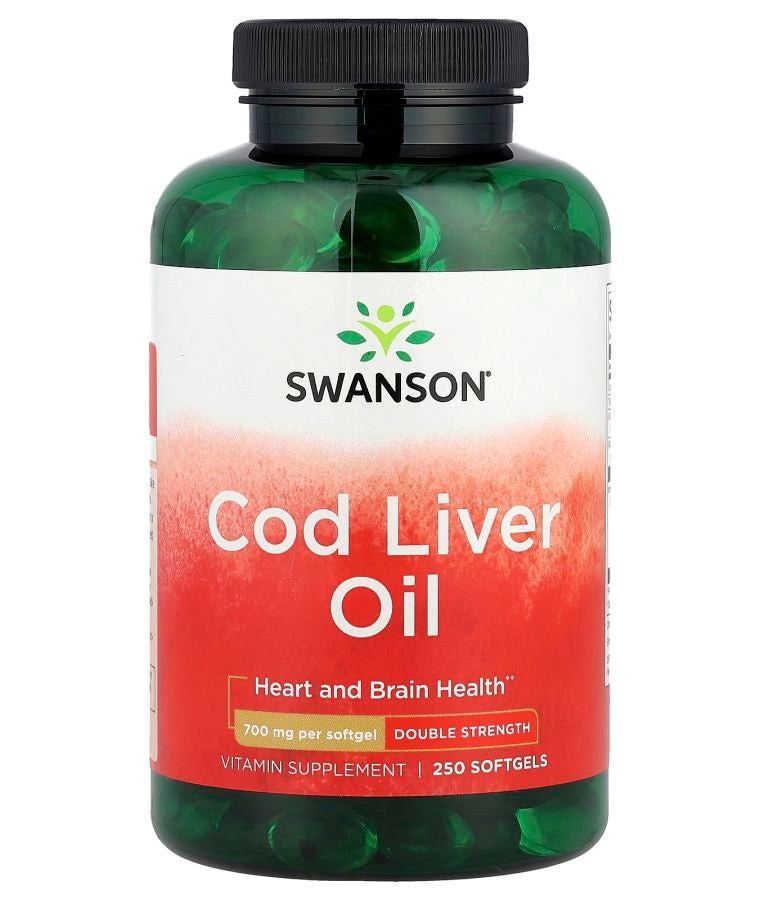 SWANSON Cod Liver Oil 250 Softgels