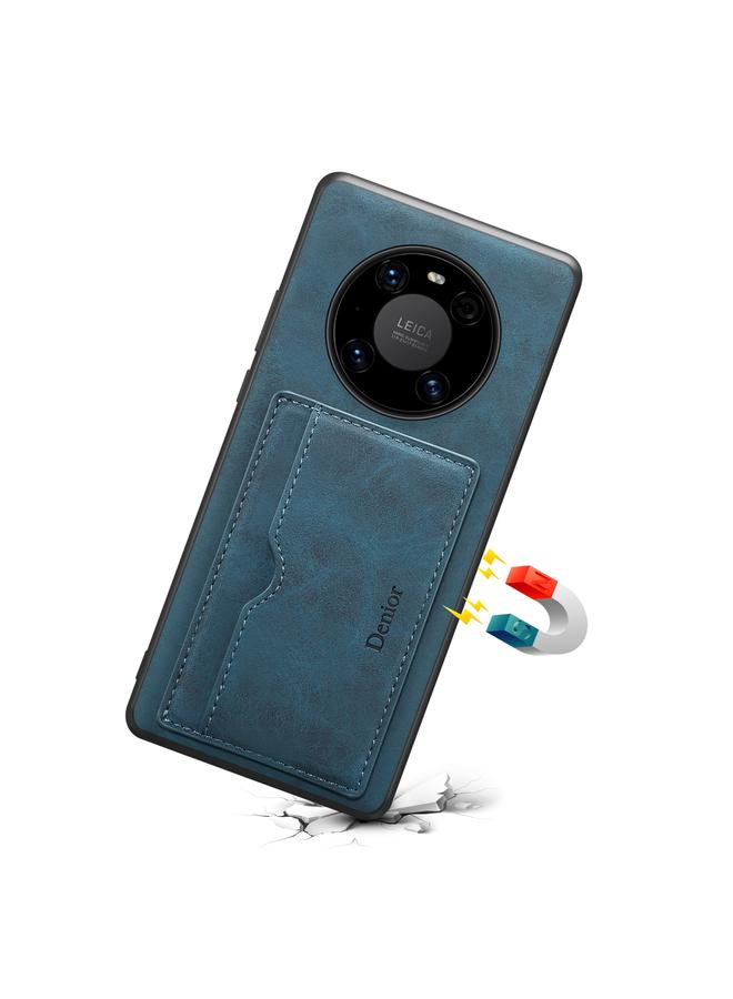 Denior Case For Huawei Mate 60 PU Single Card Slot Holder Phone Case - Image 4