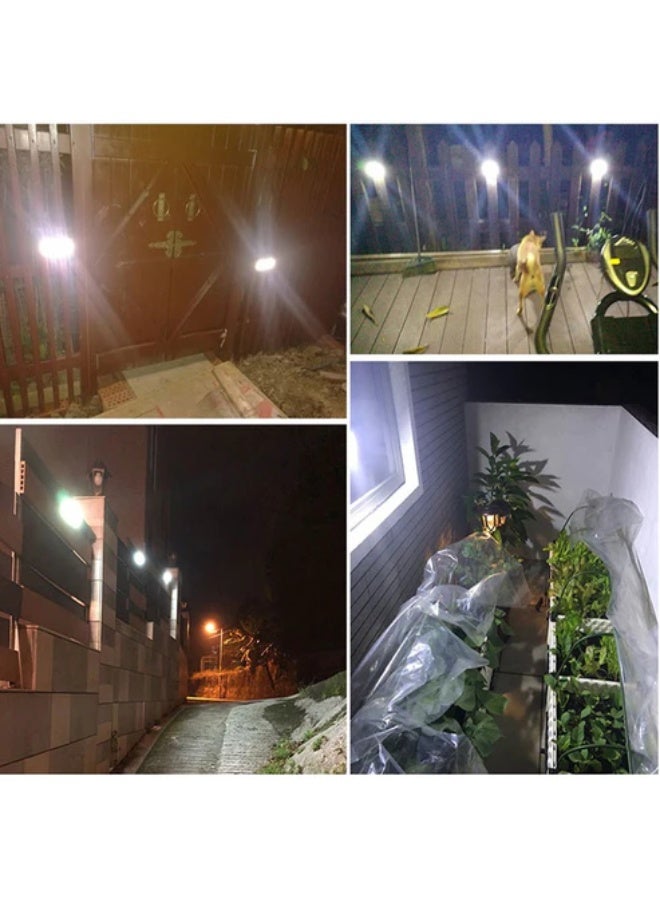 كروني مصباح حائط خارجي يعمل بالطاقة الشمسية من كروني Sh-52a مزود بـ 52 مصباح LED مزود بمستشعر حركة ومقاوم للماء بدرجة حرارة Ip65 ومصباح أمان مزود بلوحة شمسية 5 وات لممرات الحديقة والفناء - Image 3