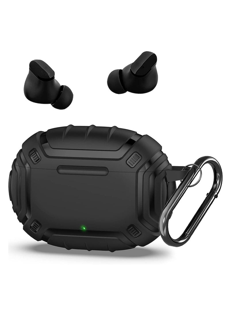 Generic Case Cover for Beats Studio Buds 2021 Full-Body TPU Protective for Beats Studio Buds Charging Port with Keychain Front LED Visible  - Image 1