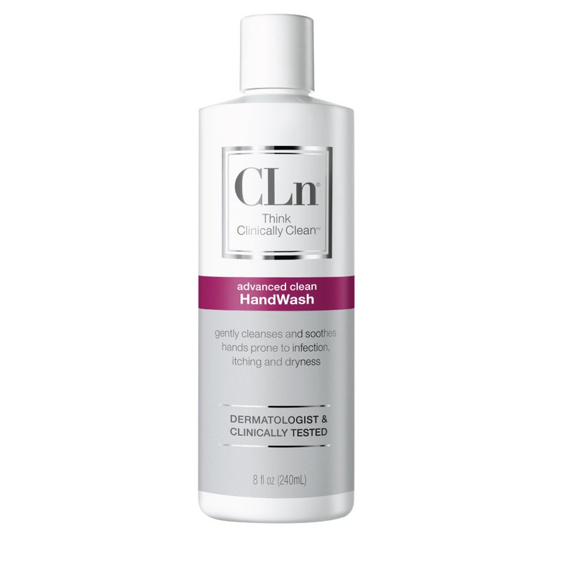 CLnÂ® HandWash - Advanced Hygiene for Hands, Formulated with Glycerin, for Sensitive Skin Prone to Hand Dermatitis, Redness, Irritation, Eczema, and Rash, Fragrance-Free, 8 fl oz - Image 1