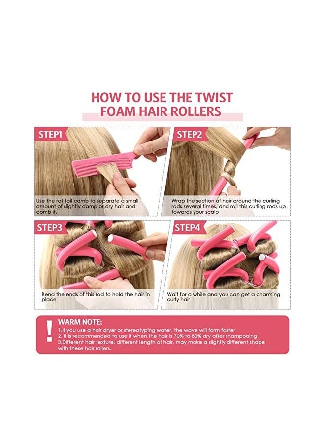 Umiwin 10-Piece Curler Makers Pink  - Image 3