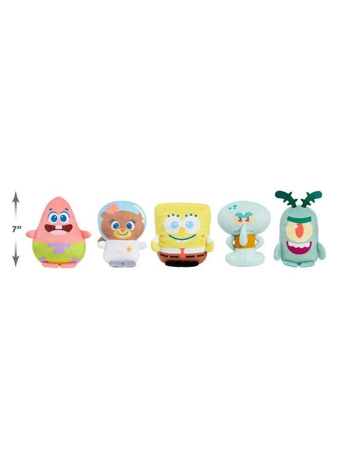 Spongebob Squarepants - ألعاب أطفال محشوة على شكل سنجاب رملي صغير مقاس 7 بوصات، مناسبة للأعمار من 3 سنوات فما فوق، حشوات سلة وهدايا صغيرة من Just Play - Image 1