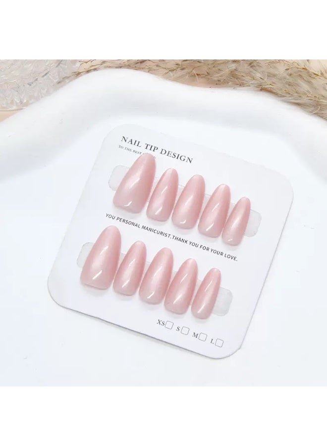 بسيط وردي فاتح عين القط نمط طويل، رقم العنصر FM206 - Image 4