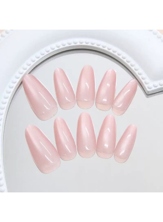 بسيط وردي فاتح عين القط نمط طويل، رقم العنصر FM206 - Image 3