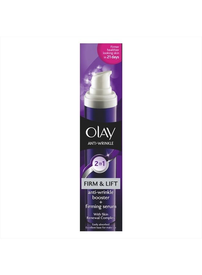 Olay Anti-wrinkle Firm And Lift Two In One Day Cream And Firming Serum, 50ml - Image 2