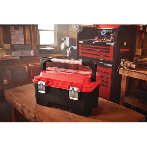 CRAFTSMAN Tool Box, Tool Storage, Lockable, Red/Black, 20 Inch (CMST20320L) - Image 4