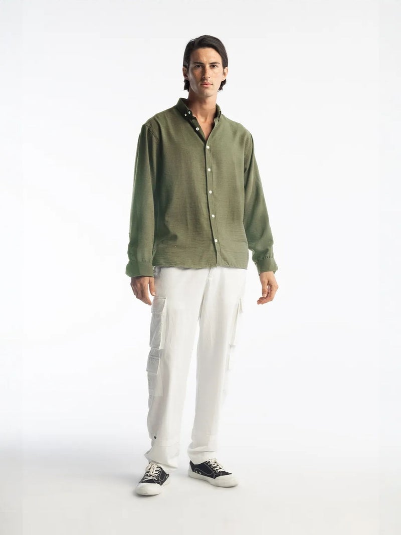 GIESTO Oversized Button-Up Long Sleeve Shirt - Image 3