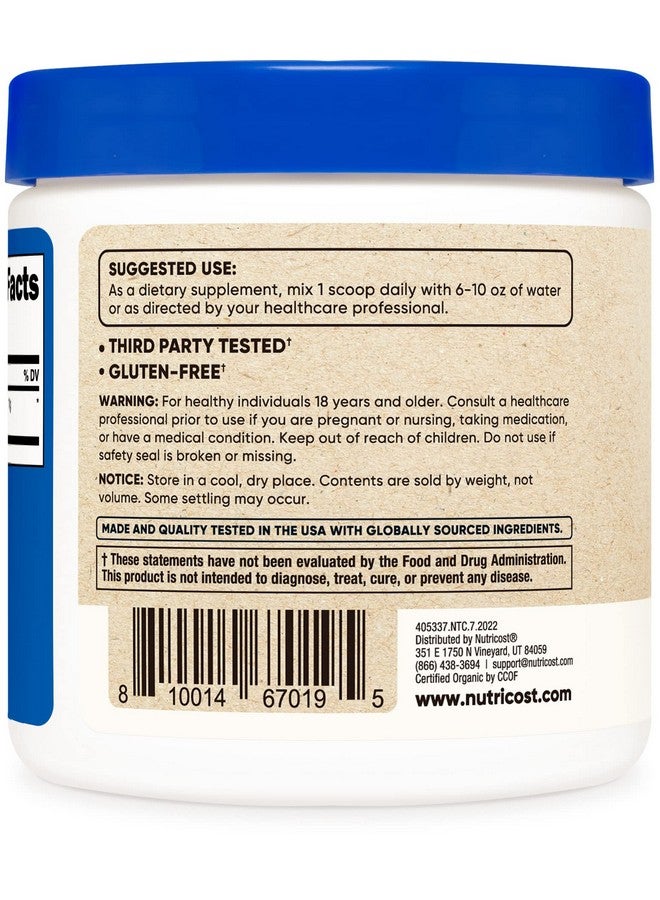 Nutricost Organic Shiitake Mushroom Powder 4 Oz Gluten Free Non Gmo - Image 4