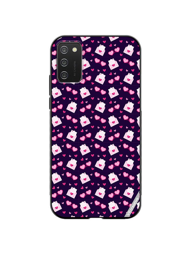 VR CREATIVE Protective Case Cover For Samsung Galaxy A02s Love Pattern Design Multicolour - Image 1