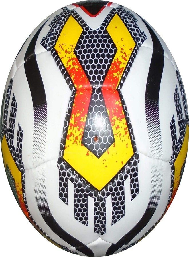 BAS Vampire BRIG Rubber Football, Size 5, (White Black) - Image 3