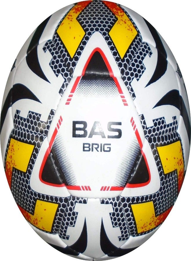 BAS Vampire BRIG Rubber Football, Size 5, (White Black) - Image 2