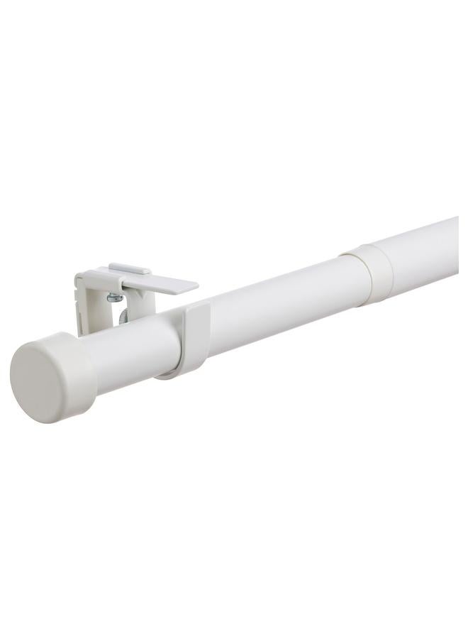 erorex Curtain rod set, white, 120-210 cm 28 mm  - Image 1
