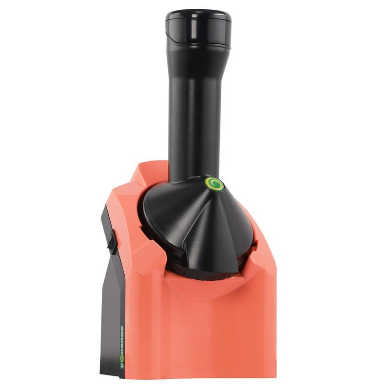 Yonanas Yonanas 902CR Classic Vegan NonDairy Frozen Fruit Soft Serve Dessert Maker BPA Free Includes 36 Recipes 200 Watts Coral 