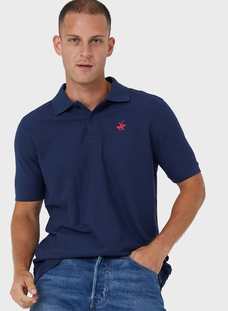 bhpoloclub Embroidered Logo Polo