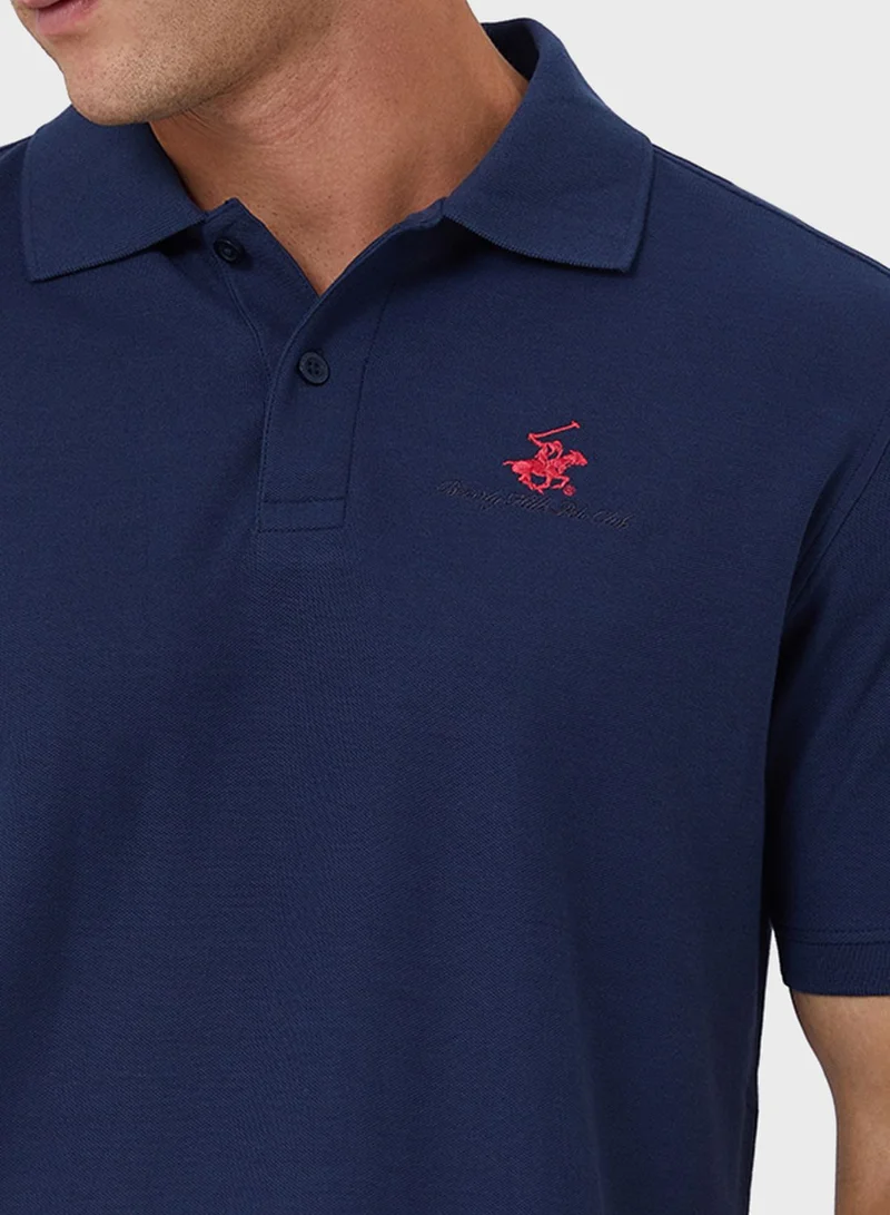 bhpoloclub Embroidered Logo Polo