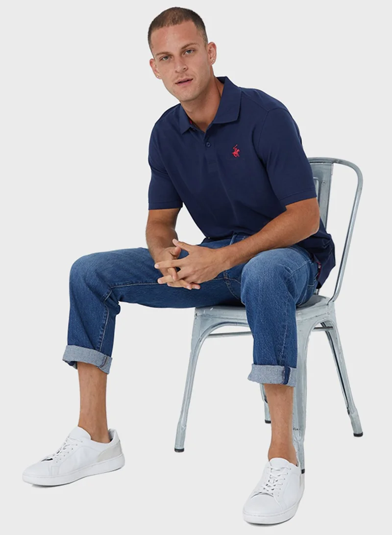 bhpoloclub Embroidered Logo Polo