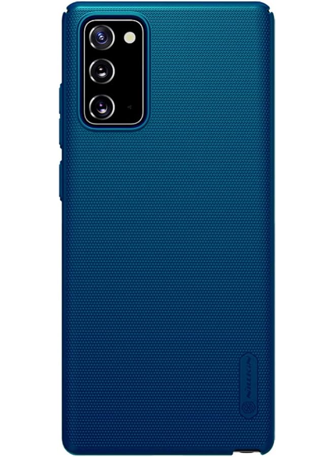 Nillkin Samsung Galaxy Note 20 Note 20 5G Case Cover Original Super Frosted Shield Matte Cover Case For Samsung Galaxy Note 20 Note 20 5G By Nice.Store.Uae Peacock Blue - Image 1