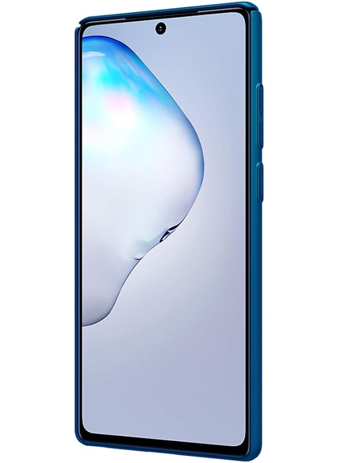 Nillkin Samsung Galaxy Note 20 Note 20 5G Case Cover Original Super Frosted Shield Matte Cover Case For Samsung Galaxy Note 20 Note 20 5G By Nice.Store.Uae Peacock Blue - Image 3