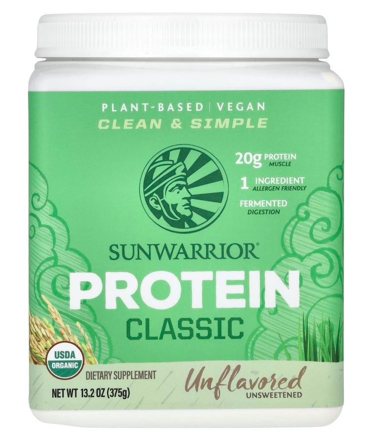Sunwarrior Classic Protein Unflavored 13.2 oz (375 g)