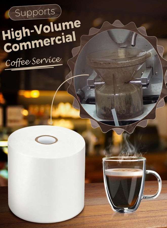VitaFlow Tool 50766.0001 Filter Paper Roll Fit for Bunn Sure Immersion Coffee Brewer, 9" * 9" * 8", White, High Density for Precise Filtration & Clear Coffee, Ideal for Bunn-O-Matic Commercial Brewer, 1 PACK - Image 5