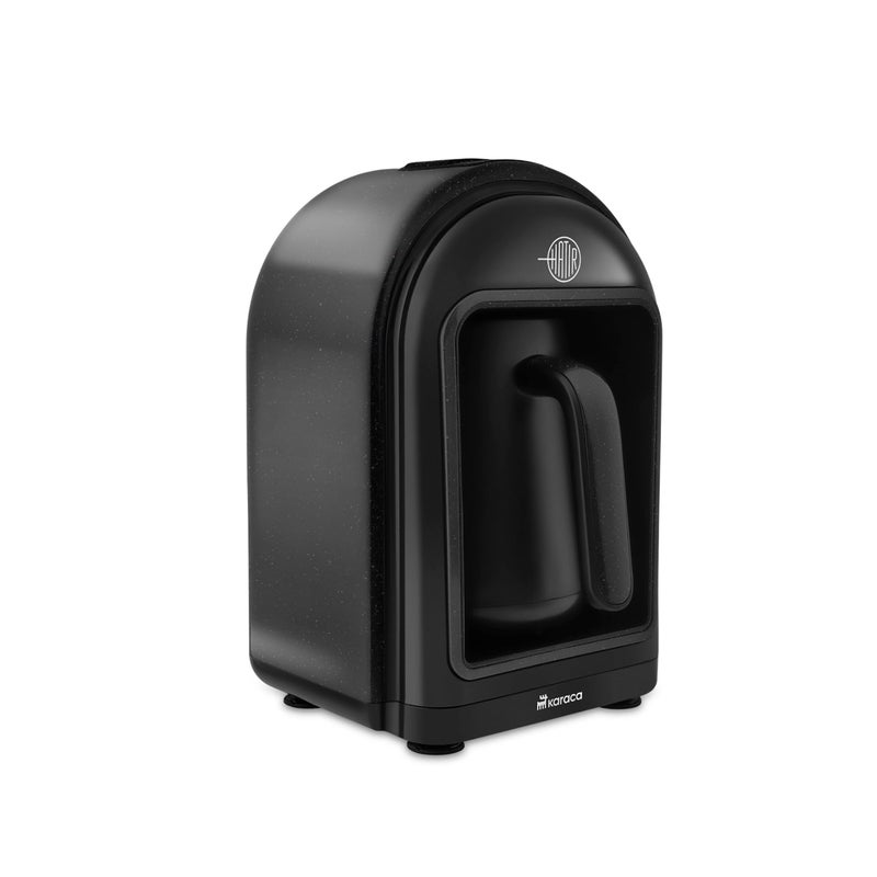 KARACA HatÄ±r Turkish Coffee Maker, 5 Cups Electric Turkish Coffee Machine with Ember Mode, Automatic Temperature Control, Overflow Protection, Audible & Visual Alerts, Shiny Black - Image 1