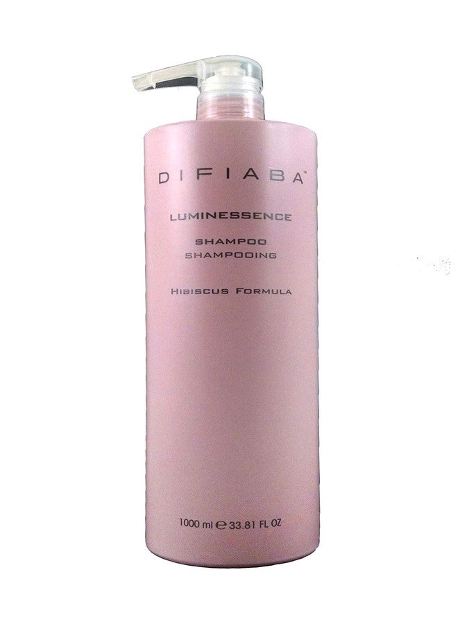 DIFIABA - Hibiscus Formula™ Moisturizing Shampoo - Long-Lasting Luminous Shine - Strengthens & Gently Cleanses Hair - For Daily Use - W/Linseed, Sunflower, Shea Butter & Gotu Kola 32