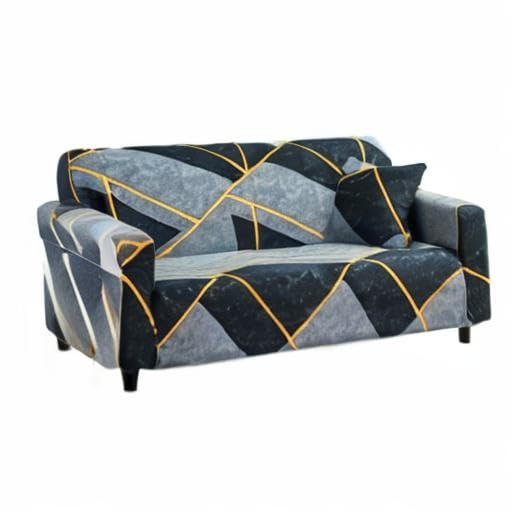 A CUBE LUXURY SOLUTIONS A CUBE LUXURY SOLUTIONS 5 Seater Universal NonSlip Elastic Stretchable Washable Five Seater Sofa Set Cover Protector for Five Seater Sofa Adjustable Slipcovers  - Image 5