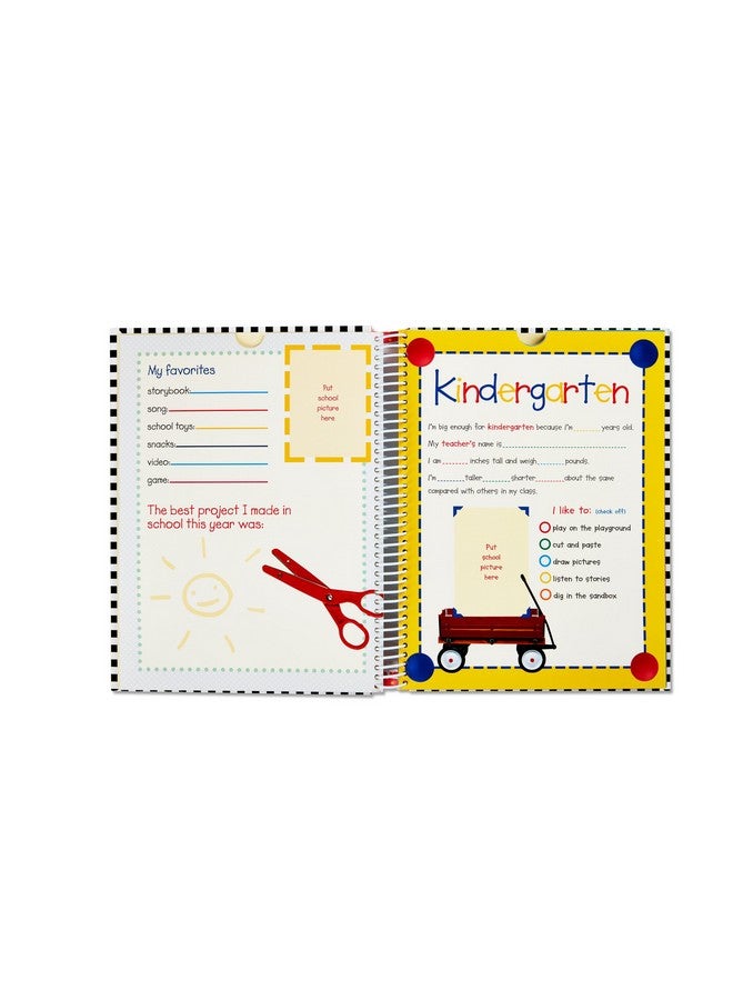 New Seasons Deluxe School Memories Keepsake Photo Album Scrapbook from Preschool Through 12th Grade - Image 4