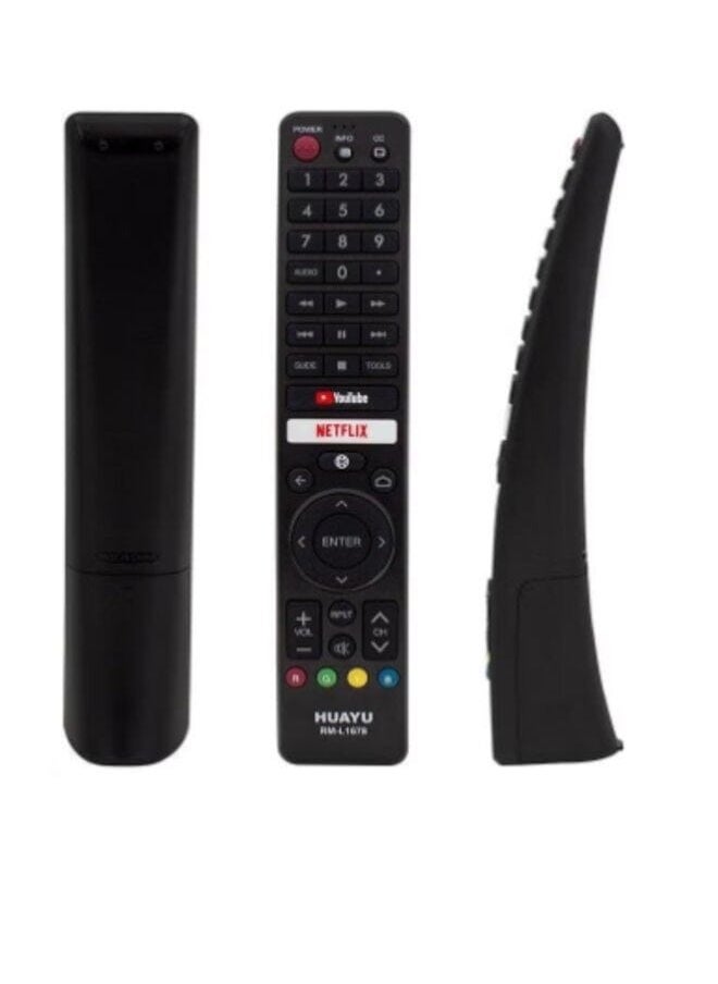 Huayu Sharp Aquos Smart Tv Lcd Led Remote Replacement Remote Control Fit For Sharp Aquos Smart Tv Lcd Led With Youtube And Netflix Key Buttons - Image 1