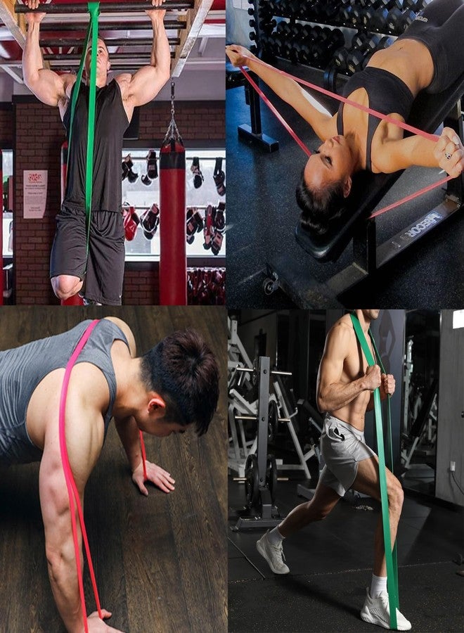 TYSSELY Resistance Bands Pull Up Assistance Bands for Men & Women Working Out Body Stretching Exercise Fitness Training Physical Therapy at Home Office Gym - Image 4