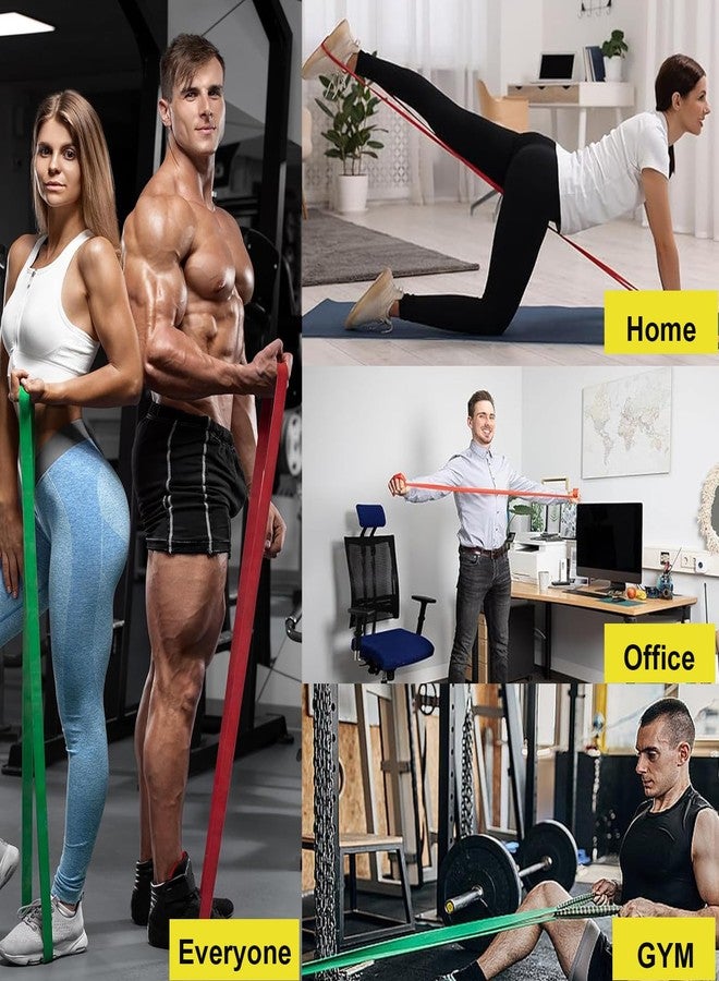 TYSSELY Resistance Bands Pull Up Assistance Bands for Men & Women Working Out Body Stretching Exercise Fitness Training Physical Therapy at Home Office Gym - Image 5