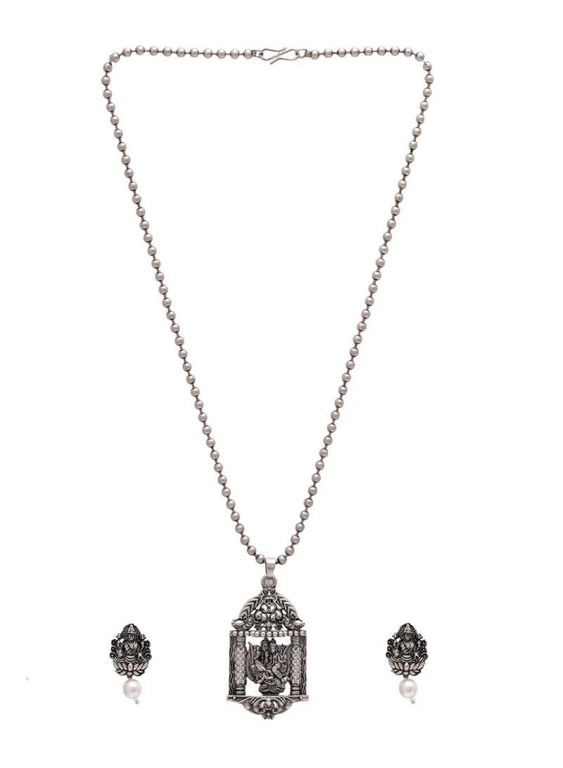 Priyaasi Oxidized Temple Jewellery Set