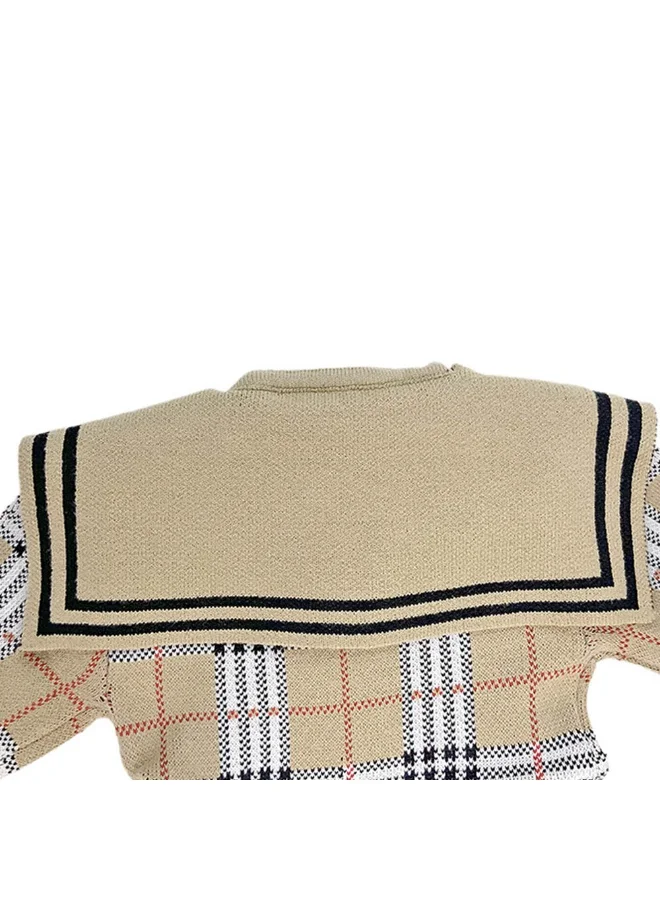 LITTLE SURPRISE BOX Plaid Sailor Dress