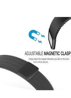 Generic Mesh Metal Watch Bands Compatible with Samsung Galaxy Fit 3 Band Stainless Steel Band for Samsung Galaxy Fit 3 SM-R390 Women Men  - Image 4