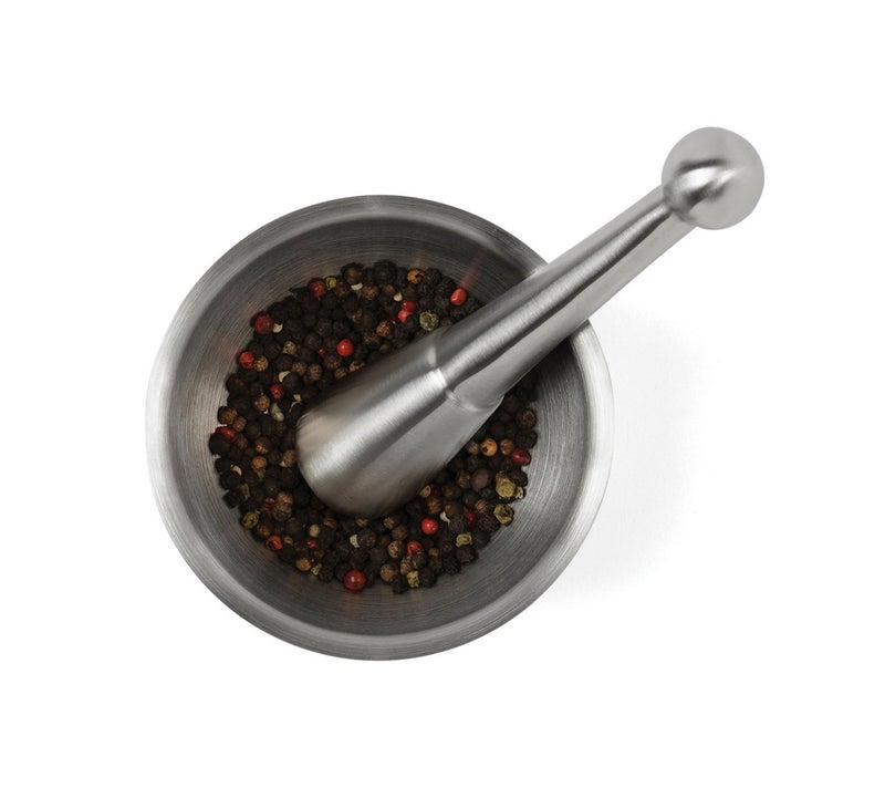 فور رن طقم هاون ومدقة من الستانلس ستيل مكون من قطعتين - Image 3