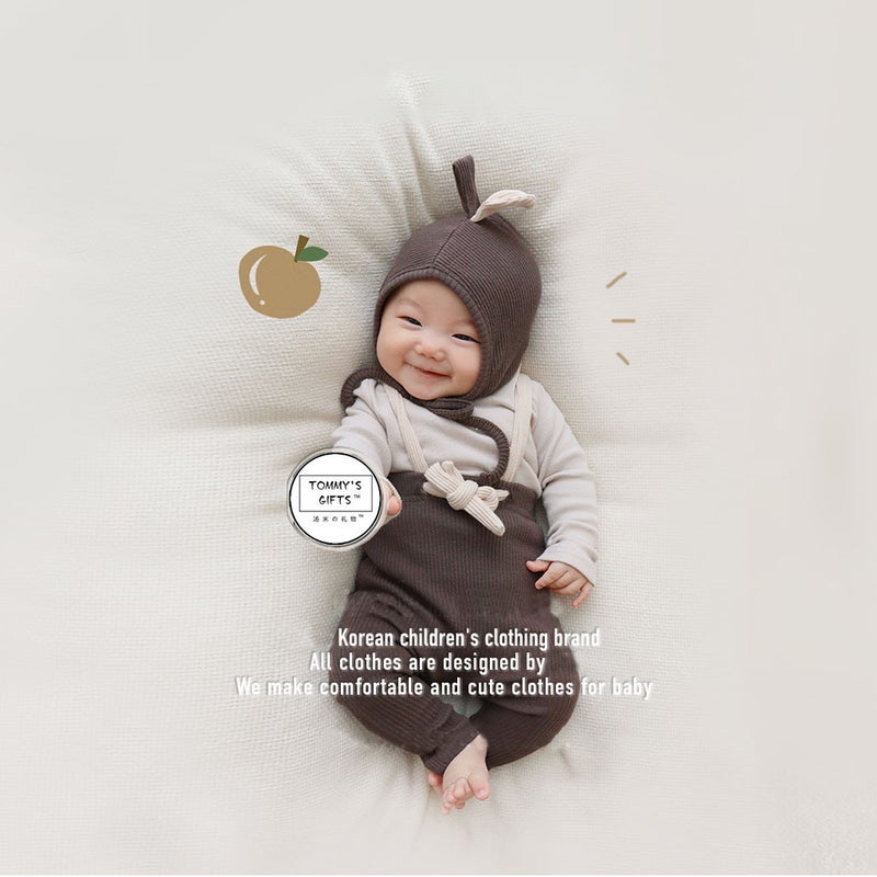 2025 new Korean version of children's suspenders ins high elastic fabric cute color matching children's belly pants suspenders - Image 4