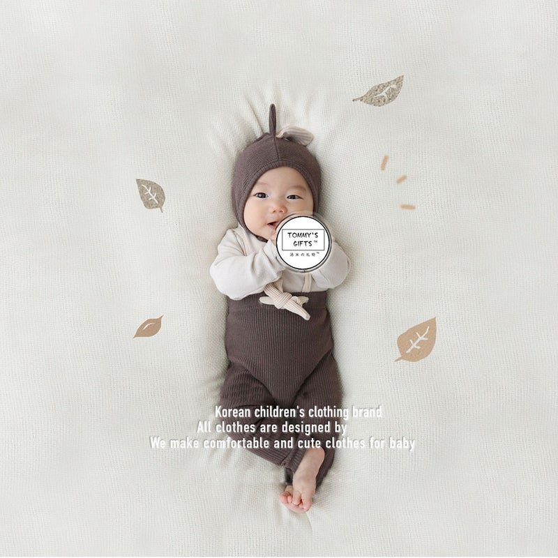 2025 new Korean version of children's suspenders ins high elastic fabric cute color matching children's belly pants suspenders - Image 1