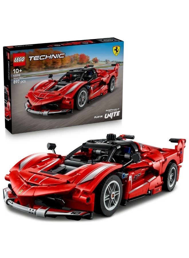 LEGO Technic Ferrari FXX K Model Race Car Toy for Kids 42212 (Age 10+, 897 Pieces) - Image 1