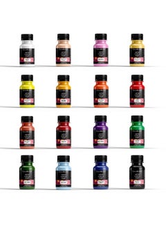 Granotone GRANOTONE Artist's Acrylic Paint Set (16 Colors) Water Based Pastels Non-Toxic Fast Drying Acrylic Craft Paints, Ideal for Pro Artists Beginners Hobby Painters & Kids 50 ml Each, Multicolor  - Image 1