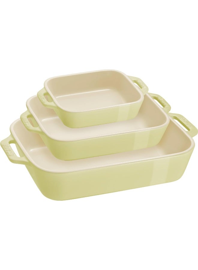 Staub Dish Z1025-101 Rectangular Dish 3 Piece Set - Image 1