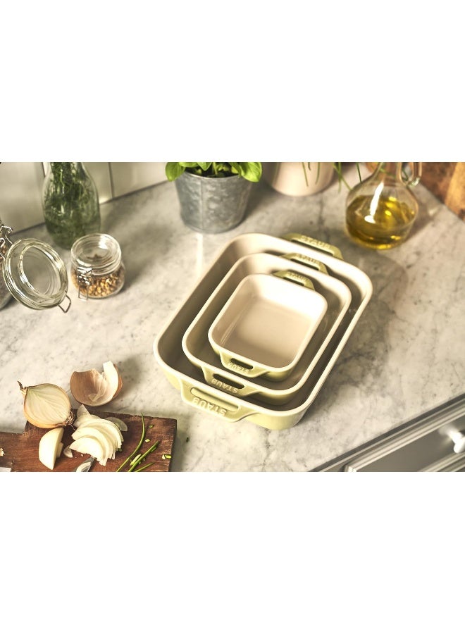 Staub Dish Z1025-101 Rectangular Dish 3 Piece Set - Image 2